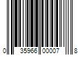 Barcode Image for UPC code 035966000078