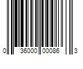 Barcode Image for UPC code 036000000863