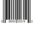 Barcode Image for UPC code 036000003192