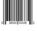 Barcode Image for UPC code 036000003352