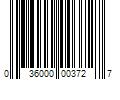 Barcode Image for UPC code 036000003727