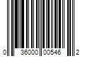 Barcode Image for UPC code 036000005462