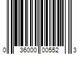 Barcode Image for UPC code 036000005523