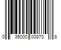 Barcode Image for UPC code 036000008708