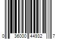 Barcode Image for UPC code 036000449327