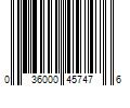 Barcode Image for UPC code 036000457476