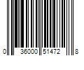 Barcode Image for UPC code 036000514728