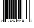 Barcode Image for UPC code 036000514858