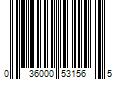 Barcode Image for UPC code 036000531565