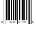 Barcode Image for UPC code 036000531695. Product Name: Kimberly Clark Huggies 99% Pure Water Unscented Wipes  3 Flip-Top Packs (168 Wipes Total)