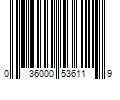 Barcode Image for UPC code 036000536119