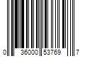 Barcode Image for UPC code 036000537697