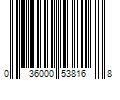 Barcode Image for UPC code 036000538168