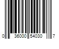 Barcode Image for UPC code 036000540307