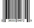 Barcode Image for UPC code 036000546729