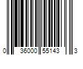 Barcode Image for UPC code 036000551433