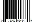 Barcode Image for UPC code 036000554649