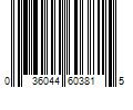 Barcode Image for UPC code 036044603815