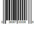 Barcode Image for UPC code 036067000066