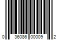 Barcode Image for UPC code 036086000092