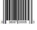 Barcode Image for UPC code 036087000053