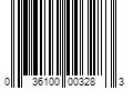 Barcode Image for UPC code 036100003283