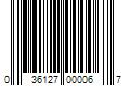 Barcode Image for UPC code 036127000067