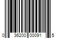 Barcode Image for UPC code 036200000915