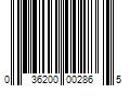 Barcode Image for UPC code 036200002865