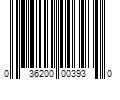 Barcode Image for UPC code 036200003930