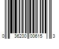 Barcode Image for UPC code 036200006153