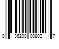 Barcode Image for UPC code 036200008027