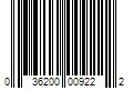 Barcode Image for UPC code 036200009222