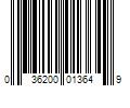 Barcode Image for UPC code 036200013649