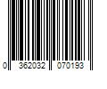 Barcode Image for UPC code 0362032070193