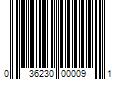 Barcode Image for UPC code 036230000091