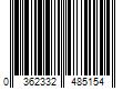 Barcode Image for UPC code 0362332485154