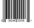 Barcode Image for UPC code 036246000061