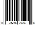 Barcode Image for UPC code 036246000078