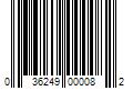 Barcode Image for UPC code 036249000082