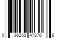 Barcode Image for UPC code 036253473766