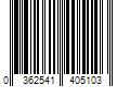 Barcode Image for UPC code 0362541405103