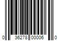 Barcode Image for UPC code 036278000060