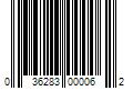 Barcode Image for UPC code 036283000062