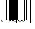 Barcode Image for UPC code 036284000061