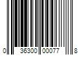 Barcode Image for UPC code 036300000778