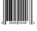 Barcode Image for UPC code 036305000063