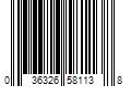 Barcode Image for UPC code 036326581138