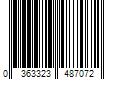 Barcode Image for UPC code 0363323487072