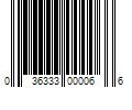 Barcode Image for UPC code 036333000066